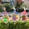 Gardenised Outdoor Fall Decor Halloween Scarecrow for Garden Ornament Sitting on Hay Bale, Straw Multicolor QI004087 - alternate 5